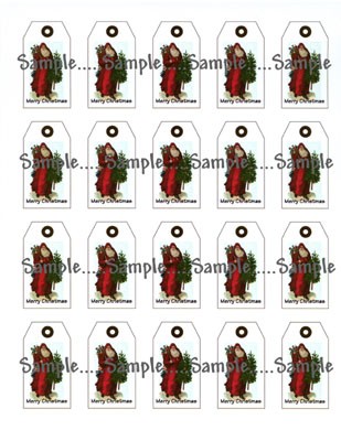T 1 - Tiny Santa Hang Tags